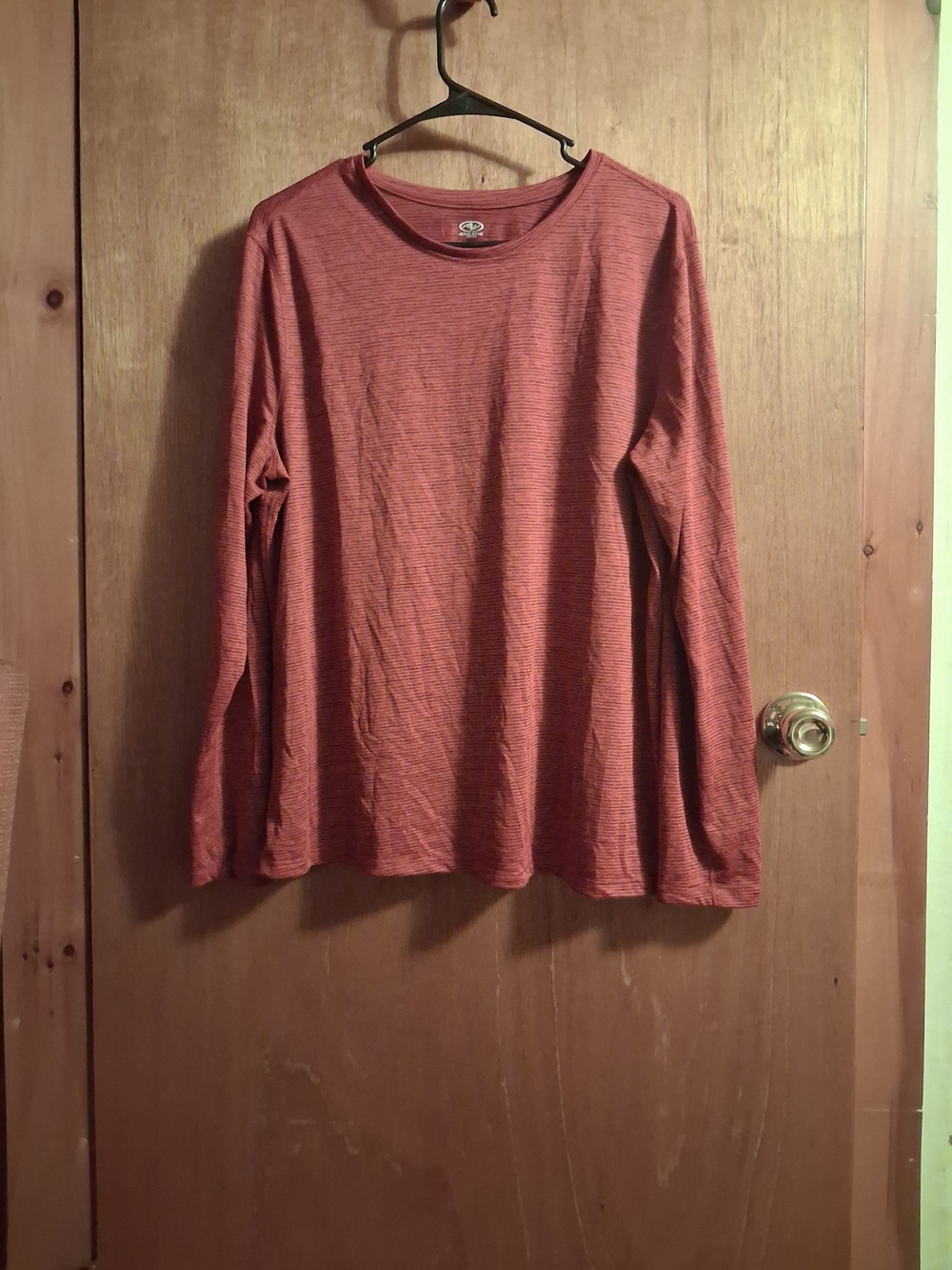 Athletic Works Long Sleeve Tee in Rust